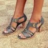 Modieuze lederen gladiator sandalenSandalen