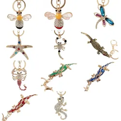 Crystal Crocodile & Starfish & Bee -näyttö