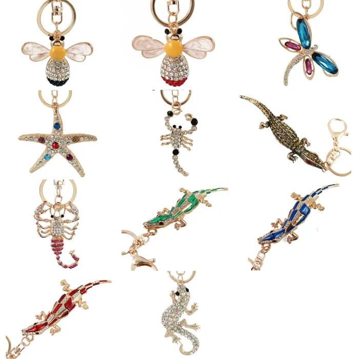 Crystal Crocodile & Starfish & Bee -näyttö