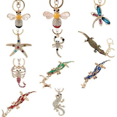 Crystal Crocodile & Starfish & Bee -näyttö
