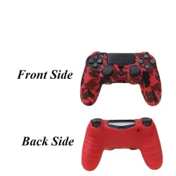 AccesoriosPlaystation Doble Shock PS4 Pro Slim - piel protectora para el controlador  2 gorras de palo pulgar