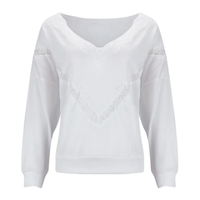 Blusas y camisassaltador de lana - elegante blusa con encaje
