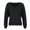 Loose jumper - blusa elegante com rendas