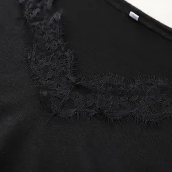 Loose jumper - blouse élégante avec dentelle