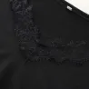 Maglione sciolto - camicetta elegante con pizzo