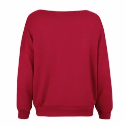 Maglione sciolto - camicetta elegante con pizzo