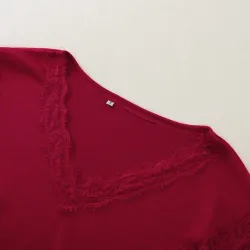 Blusas y camisassaltador de lana - elegante blusa con encaje