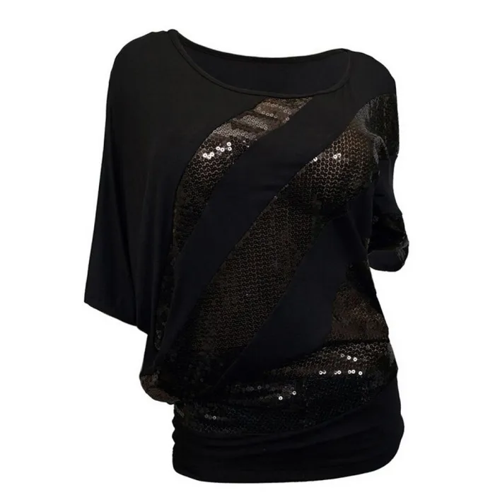 Shiny sequin paita - lyhyt hiha
