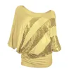 Camicia paillettes lucida - manica corta