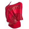 Shiny sequin paita - lyhyt hiha