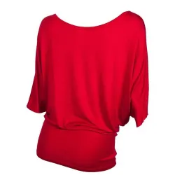 Shiny sequin shirt - short sleeve top