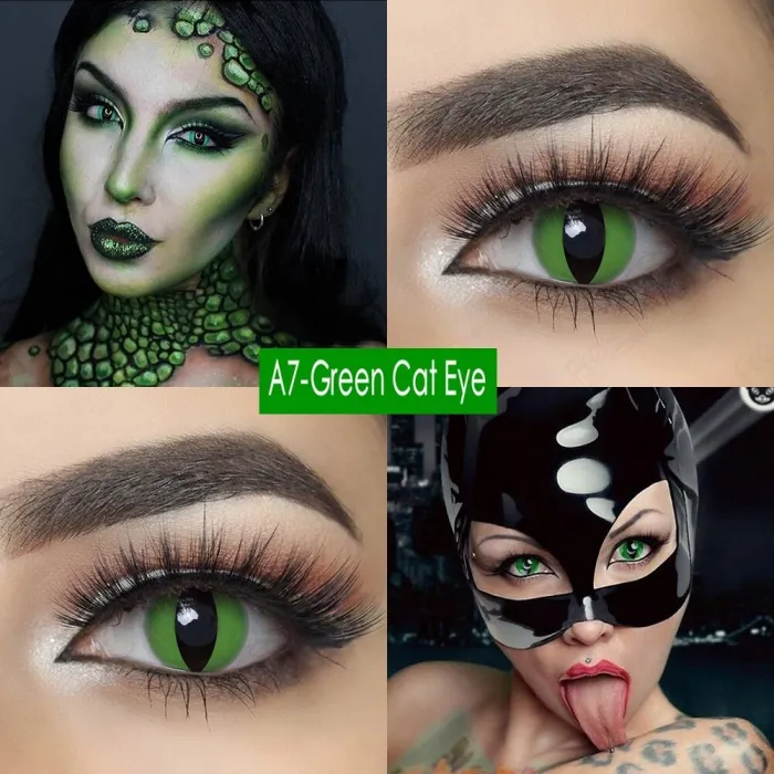 Halloween cat eye - kontaktlinser