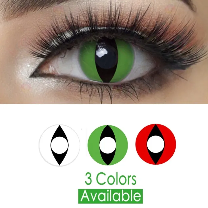 Halloween cat eye - kontaktlinser