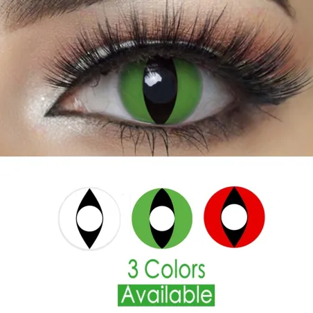 Halloween cat eye - kontaktlinser