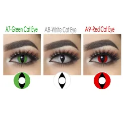 Halloween cat eye - kontaktlinser