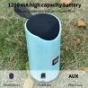 Bluetooth kaiutin - kannettava langaton mini sarake - 3D 10W - FM TF -kortti