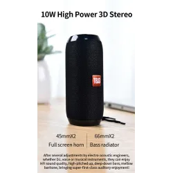 TG117 Bluetooth trådlös högtalare - vattentät - kolumn - TF-kort - FM-radio - AUX