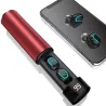 AuricularesDiscos auriculares inalámbricos Q67 TWS - estéreo 3D - Bluetooth 5 - micrófono - impermeable - auriculares de unió...