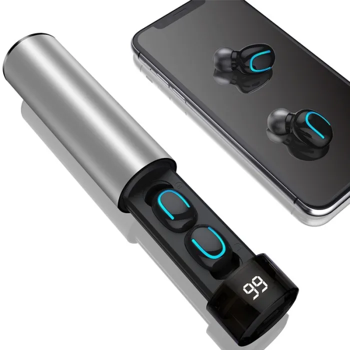 Q67 TWS wireless earbuds - 3D stereo - Bluetooth 5 - dual microphone - waterproof - auto pairing headsetOor- & hoofdtelefoons