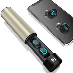Q67 TWS écouteurs sans fil - 3D stéréo - Bluetooth 5 - microphone - étanche - casque auto