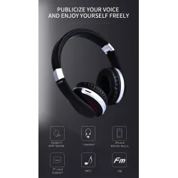 MH7 wireless headphones - Bluetooth headset - foldable - microphone - TF card