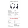 Cuffie wireless MH7 - Auricolare Bluetooth - pieghevole - microfono - scheda TF