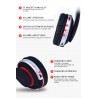 Cuffie wireless MH7 - Auricolare Bluetooth - pieghevole - microfono - scheda TF
