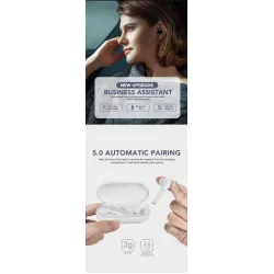 Bluetooth V5.0 - touch driver headset - bulleravbrytning - TWS trådlösa dubbla öronproppar