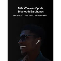 Bluetooth V5.0 - touch driver headset - bulleravbrytning - TWS trådlösa dubbla öronproppar