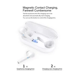 Bluetooth V5.0 - touch-bediening headset - noise-cancelling - TWS draadloze dubbele oordopjesOor- & hoofdtelefoons