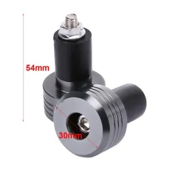 7/8" - Aluminium Motorrad Lenkergriff - Endkappen