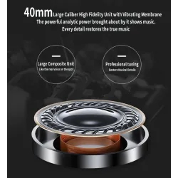 Auricularesauriculares Bluetooth inalámbricos - cancelación de ruido - plegable - bajo estéreo - auriculares ajustables con m...