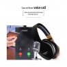 Wireless Bluetooth headphones - noise cancelling - foldable - stereo bass - adjustable earphones with microphone