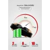 Cuffie Bluetooth wireless - cancellazione del rumore - pieghevole - basso stereo - auricolari regolabili con microfono