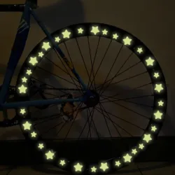 Stars & Moon & Galaxy - glow fluorescent tarrat