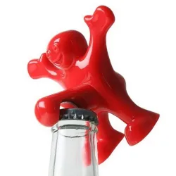 BarHombre rojo - divertido abrebotellas