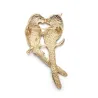 BrochesLoros dobles - elegante broche