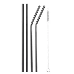 Reusable - stainless steel drinking straws