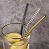 Reusable - stainless steel drinking straws - set with bagBar producten