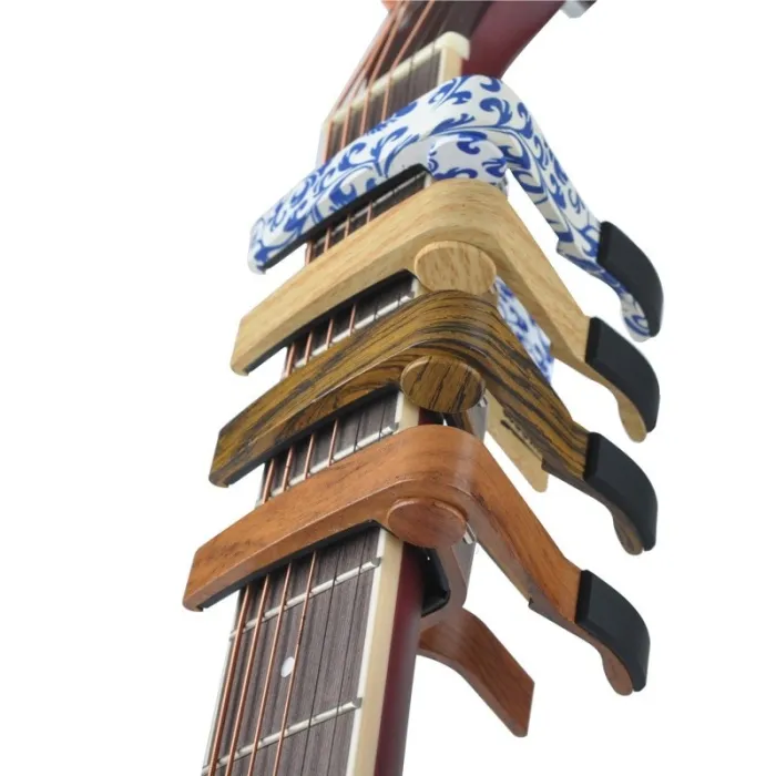 Aluminium capo för elektriska & akustiska gitarrer - klipp