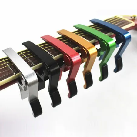 Aluminium guitar capo - quick change clamp - tone adjusting