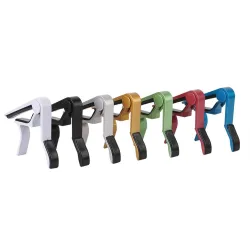 GuitarrasAluminio guitarra capo - cambio rápido pinza - ajuste de tono