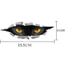 oeil de chat en 3D - autocollant vinyle - étanche