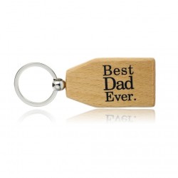 Best Dad Ever & Best Nana Ever - porte-clés en bois