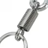 llaverollavero del clip de carabinero de acero inoxidable - llavero