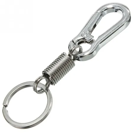 llaverollavero del clip de carabinero de acero inoxidable - llavero