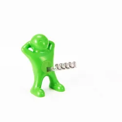 Happy man - wine bottle opener - corkscrew