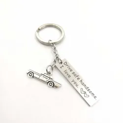 Drive Safe Handsome Jag älskar dig - keychain