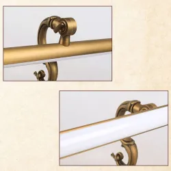 ApliquesEstilo retroamericano Lámpara de pared de cobre - 45cm