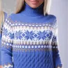 Winterlang Pullover - Minikleid mit Schildkrötenhals